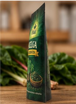 Empaque de acelga deshidratada Frutalnat de perfil